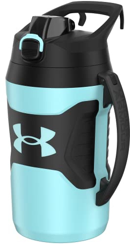 Under Armour Half Gallon Water Bottle Insulated, 64oz Insulated Water Bottle with Handle, Sports Water Jug, Fence Hook, Leak Resistant, for Baseball, Football & More