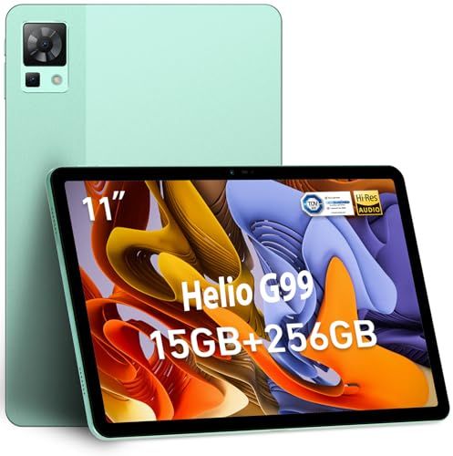 DOOGEE T30PRO Tablet 11 Zoll, Helio G99 Octa-Core 15(8+7) GB+256GB (2TB TF) Android Gaming Tablet, 8580mAh/33W, 2560x1600 FHD+, 20MP Dual SIM 4G LTE +5G WiFi, Widevine L1 mit Hülle