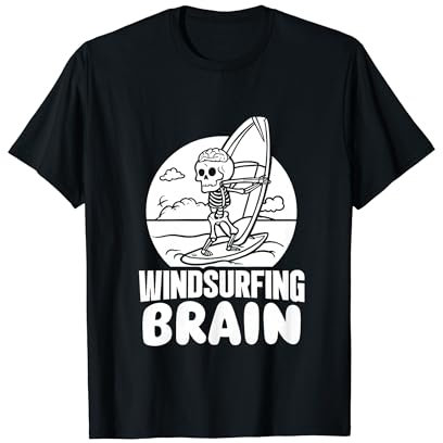 Windsurfer Skelett Windsurfen Surfbrett - Windsurf T-Shirt