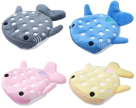 4 Pieces Whale Wallet, Coin Wallet, Cute Animal Wallet, Children's Wallet, Mini Cartoon Wallet, Coin Wallet, Gift for Kids.