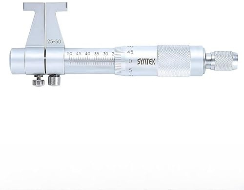 Reloj comparador, Diámetros con precisión utilizando nuestro maquinista de calibrador espiral mecánico - Precisión de 0,01 mm Para 3D, entornos de laboratorio(25-50mm)