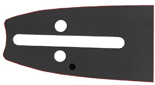 BASIC PARTS Espada de Motosierra 40 cm .325 66E - Barra Guía Larga para Cadena Paso .325 y Corte de Troncos