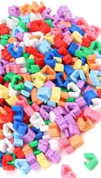 300 st plastballongfästningsverktyg i färg för ballongknytare kontaktklämmor bubbelbindningsverktyg för bröllop, fest, juldekoration, ballonger