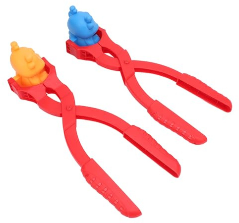Neiyty 2-pack snöbollstillverkare leksaker för säkra vintersnöbollskratt med ergonomiskt handtag för alla åldrar