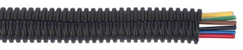 Sealey CTS12200 Ø12-16mm Split Convoluted Cable Sleeving - 200mtr
