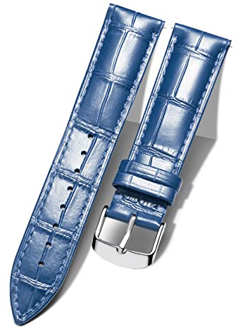 BINLUN Leder Uhrenarmband 10mm, 12mm, 13mm, 14mm, 15mm, 16mm, 17mm, 18mm, 19mm, 20mm, 21mm, 22mm, 23mm 24mm Schnellverschluss Mehrfarbige Ersatz Lederarmband Uhrband Herren Damen