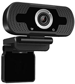 J41S Webcam with Microphone,1080P video camera with microphone USB Computer Webcam [Plug and Play] [30fps] for PC Video Conferencing