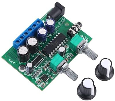 HOOCI TDA1517P 2.1 Carte amplificateur de Puissance Audio numérique HiFi 3 canaux 6W + 6W + 25W Classe D Basse stéréo DC 6.5-15V