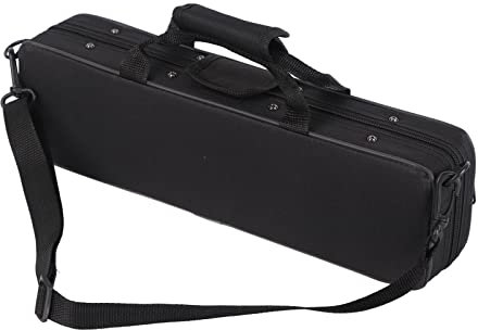 Robuste Flötentasche mit Reißverschluss, Tragbare Handtasche, Tragetasche, Wasserdicht, Leicht, für Flötentasche mit 16 Löchern, 39,5 X 12 X 7 Cm