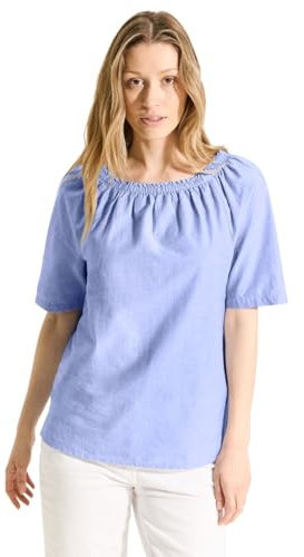 CECIL B344627 Blusa Chambray, Blouse Blue, XS Mujeres