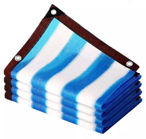 Telo parasole per serre, piante, pergolati, esterni, con occhielli, 6 x 10 m, 80%