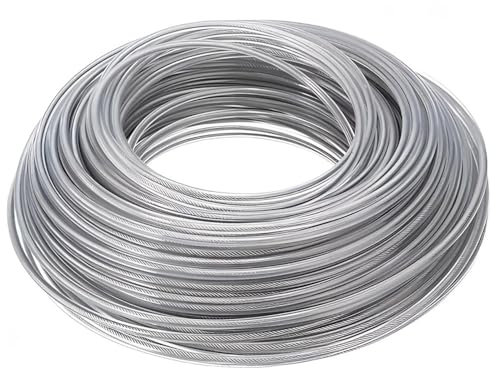 FRAOMHFW 2,0/2,4/2,7/3,0/4,0mm * 15 m String Gras Cutter Linie Universal Gras Seil Trimmer Teile for Mäher Roll Gras Seil Linie(3.0mm15m)