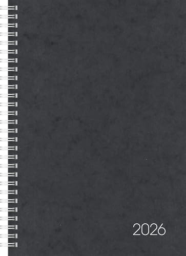 BRUNNEN Buchkalender Mod. 797 '26 | 168×240 mm, Karton, schwarz