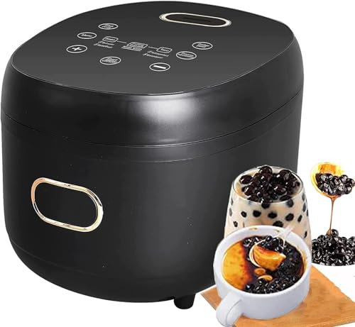 Machine À Thé Au Lait Et Tapioca Automatique,Contrôle Précis La Température, Facile À Utiliser, Convient À Un Usage Domestique Ou Dans Les Petites Boutiques Thé Au Lait,Délicieuse À Tout Moment,5 L