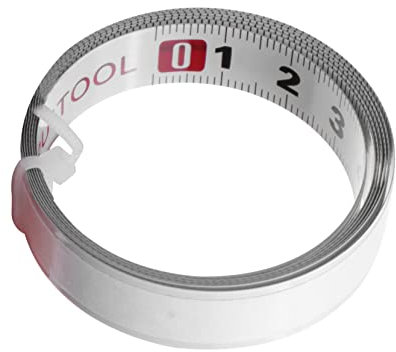 SEWACC Self Adhesive Steel Miter Track Tape Measure Ruler for Woodworking Accurate Metric Scale for Workbenches Tables and Miter Saws Durable and Easy to Install