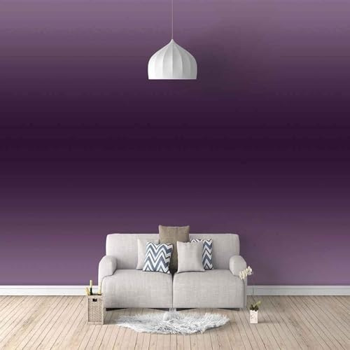 Personnalité Artistique Créative Simple Et Mauve Papier Peint 3D Installation Facile Intissé Tapisserie Bureau Salon Canapé Chambre Décoration Murale-430cm×300cm