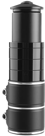TRIWONDER Lenkererhöhung Aluminium Fahrrad Vorbau – MTB Gabelschaft Extender, Höhen-Adapter für Verstellbaren Ahead Vorbau, 28,6 mm / 1-1/8 Zoll (Schwarz-2)