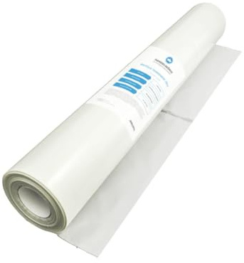 Handelskönig Baufolie transparent 200 µ 2 x 25 m = 50 m² Baufolie Folie Schutzfolie Abdeckfolie Plane Abdeckplane