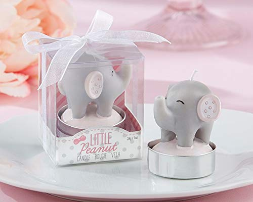 Vasara Taufkerze Elefant in Geschenkbox (12 Stück)