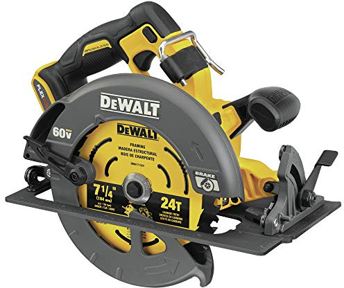 DEWALT DCS578B FLEXVOLT 60V MAX 7-1/4 pulgadas. Sierra circular inalámbrica con freno (solo herramienta)