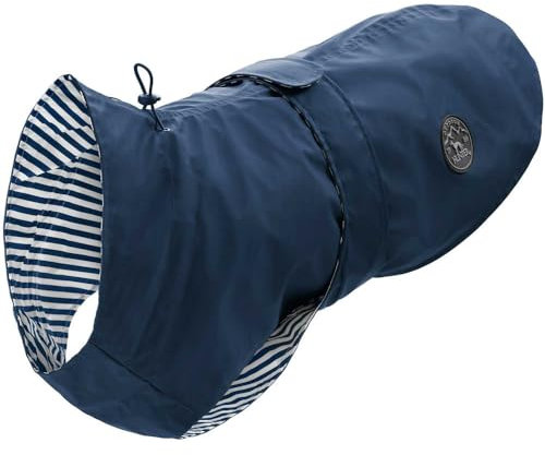 Hunter Hunde-Regenmantel Milford Farbe blau, Größe 65