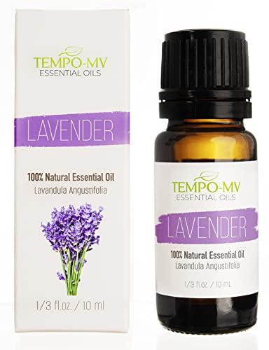 Lavendelöl BIO - 100% rein und natürlich, unverdünnt, therapeutische Qualität. Ätherisches Lavendelöl - Lavandula Angustifolia - für Aromatherapie - Diffuser und Körperpflege - Lavender Oil (10 ml.)