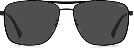POLAROID Pld 2136/g/s/x 003/M9 MATT BLACK Sunglasses Men's Steel, Standard, 61