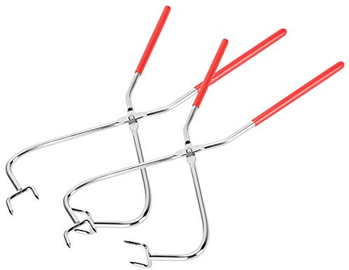Pinzas para Cerámica, Herramienta para Escultura de Arcilla, 2 Piezas, Pinzas para Inmersión de Esmalte de Cerámica, Acero Inoxidable, Pinzas para Esculpir Arcilla, Pinzas para