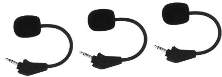 BESTonZON 3 STK Schwanenhalsmikrofon Computer-Kopfhörer-Mikrofon Headset für Computer Kopfhörer mit Geräuschunterdrückung Kopfhörer verkabelt Inline-Mikrofon Live-Streaming-Lautsprecher