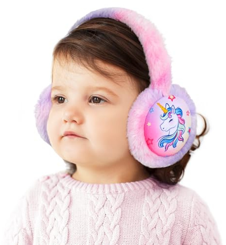 Ear Muffs for Kids Girls Boys Ear Warmers Adjustable Winter Earmuffs Outdoor Ear Covers for Toddler Children Youth Cold Weather