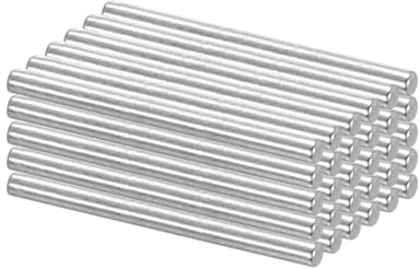 PATIKIL 30 Stück 304 Edelstahl Zylinderstift 3mm Durchmesser, 30mm Länge Dübelstifte Metall Regalstifte für Kleiderschrank Kommode Schrank Bücherregal Industrie Haushalt Möbel Regale