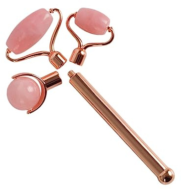 MUSISALY Massaggiatore Per Viso in Pietra Naturale Con Sfere Rotanti Strumento Per Bellezza Degli Occhi Accessori Per Massaggi Estetici e Trattamenti Spa Durevole Facile Da Pulire e Antista