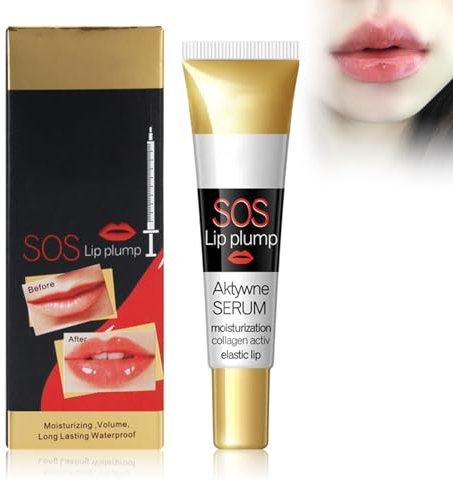 Lip Plumper Gloss, Volumizzante Labbra Serum, Lucidalabbra Lip Enhancer e Siero per la Cura Delle Labbra, Idrata e Riduce le Rughe, Lasciando le Labbra più Piene e Idratate 5ml lipmask1-2