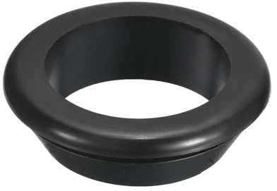 QUARKZMAN 1Pcs Pasacables Arandelas de Goma, Ojales de Cable de Goma de Agujero 60mm, Tapones de Agujero Hueco de Doble Cara para Cortafuegos, Proteger Cables Enchufes