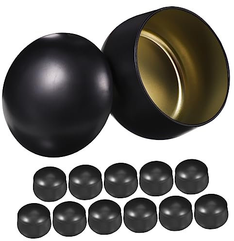 TEMPNAP Metall Kerzendosen Weißblech Klein 8oz Mit Deckel Stabile Kerzendosen Für Selbstgemacht Kerzenherstellung Tragbare Behälter Für Teelichter Und Dekoration Vielseitig Für Zuhause Und Events