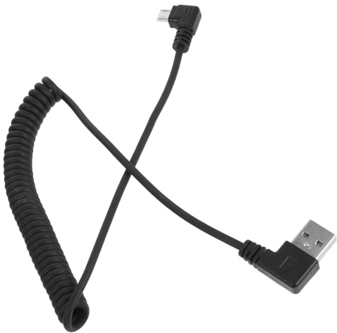 MAGICLULU Retractable Spring USB Charging Cable Coiled Design Micro USB Charger for Devices Flexible Tangle for Cars and Compact Spaces
