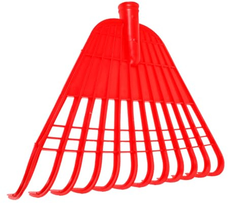 Happyyami Rastrello da Giardino Plastica Robusta per e Foglie Denti Leggero e Resistente per Pulizia Veloce di Prati per Coltivazione e Trapianto Utensile per Giardinaggio Labor Saving
