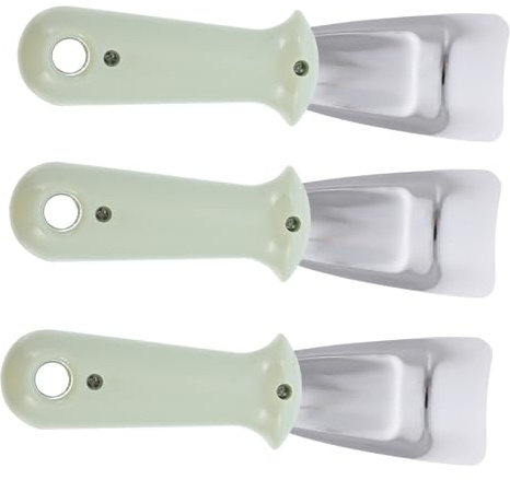 GRIRIW 3 pezzi Raschietti per Ghiaccio in Inossidabile con Manico Ergonomico Paletta Sbrina Frigorifero e Freezer Multifunzionale per Rimuovere Ghiaccio Adesivi e Sporco in Cucina