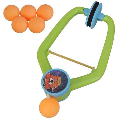 Whoasyst Tischtennis-Spiel zum Aufhängen, Tischtennis-Trainer mit Schläger/Bällen, tragbarer Tischtennis-Trainer, Workout-Set, Tür-PingPong-Spiel