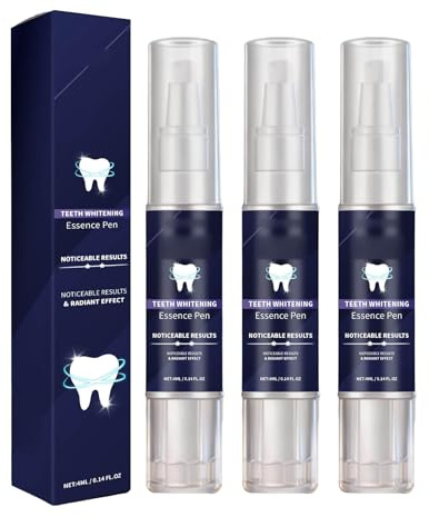 Zahnaufhellung Stift, zahnaufhellung bleaching, Zähne aufhellen Schmerzfreies bleaching zähne, Effektiv Flecken Entfernen, Schnelles Bleaching (3 Stück)