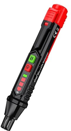 Rilevatore di gas, HT59 HT60 HT61 Rilevatore di perdite gas combustibili Allarme sonoro e schermo Mini rilevatore for metano naturale per lavoro, casa(HT59)