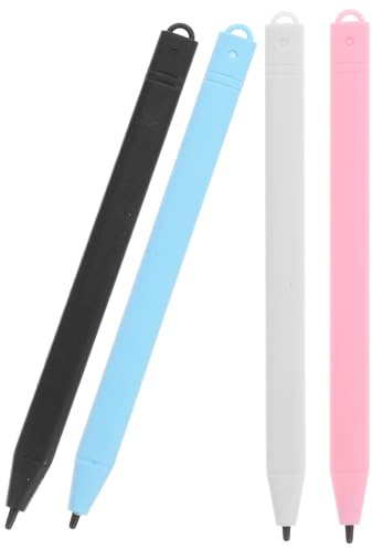 UKCOCO Penna Stilo 4 Pezzi per Tavoletta Grafica LCD, Accessorio Versatile per Disegno e Scrittura in Aula, Parco e Casa