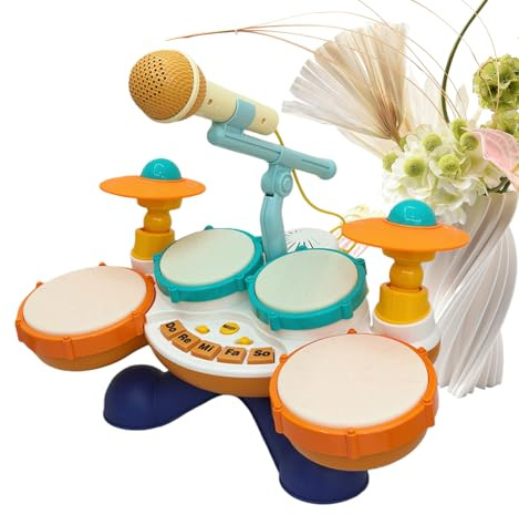 Musikspielzeug Für Kinder | spielerisch verstellbares Lerninstrument tragbar | Pädagogische Kinder Trommel,für Mädchen Vorschule Kindergarten Zuhause Spiel Feste Partys