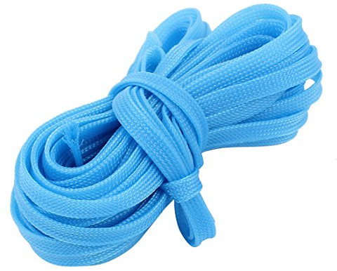 Aexit Guaina avvolgente in filo di poliestere intrecciato a doppio filo 8mm con guaina blu 10M ID: 169132