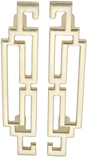 Mgoodoo Ziehgriff für Küchenschranktüren, Schubladengriffe und Knäufe, Möbelbeschläge, Retro-europäischer Stil (5 Stück, 96 mm Gold)