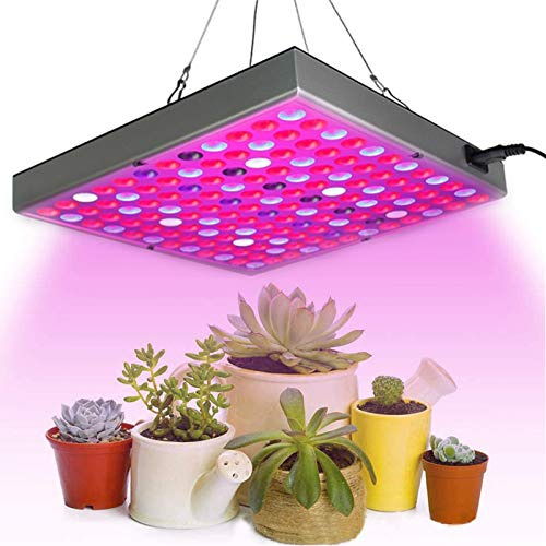 LED Grow Lights for Indoor Plants Growing Lamp,Full Spectrum Panel Grow Lamp with UV IR Red White Blue LED for Plants, Succulents, Seedlings, Hydroponic, Greenhouse, Flower,45W