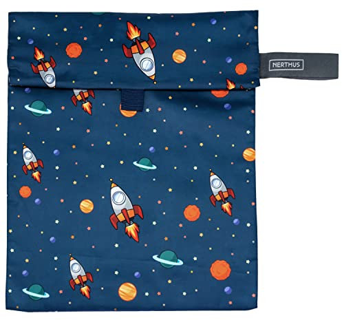 NERTHUS Bolsa isotermica reutilizable para el almuerzo, merienda, sandwich, porta bocadillo