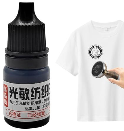 Generisch Siebdruckfarbe, Tinte für den Siebdruck | 5 ml Bastel- und Künstlerbedarf - Wasserbeständige, lichtempfindliche Tinte für Siebdruck, T-Shirt, Siebdruck, Baumwolle, Leinen, Stoffe