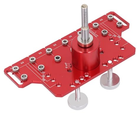 Regalstift-Scharnierlehre, Aluminium-Bohrführung, Metallschrank-Hardware-Werkzeug, Bohrführung für Schreinerei, Heimwerker und Heimwerker-Holzbearbeitungswerkzeug