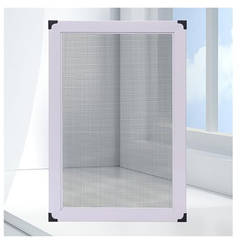 Fliegenschutz Alurahmen Mückengitter Horizontal Sliding Window Screen with Aluminum Frame, Custom Replacement Window Screen, Ideal Replacement Window Screens for House Windows, Effortless Installation